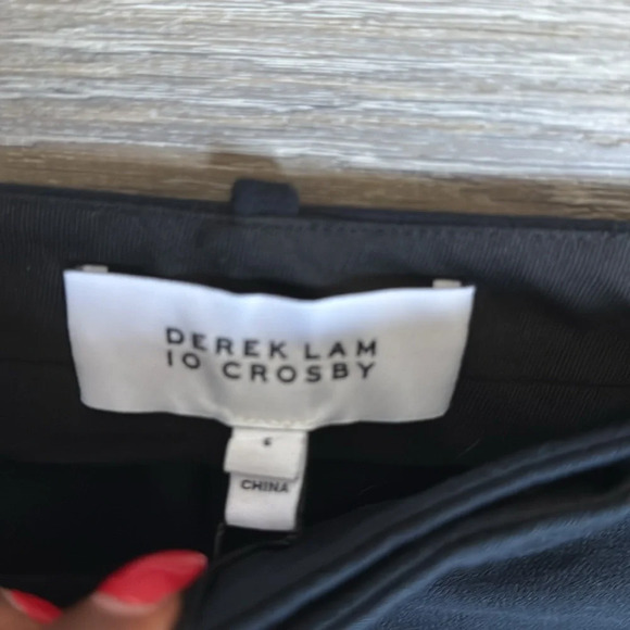 NEW Derek Lam CROSBY CROP FLARE TROUSER in Midnight blue - Picture 7 of 15
